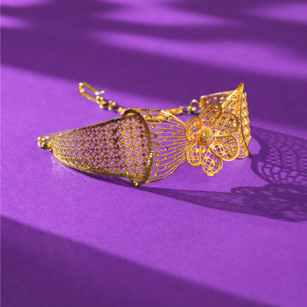 Dahlia Gold Bracelet