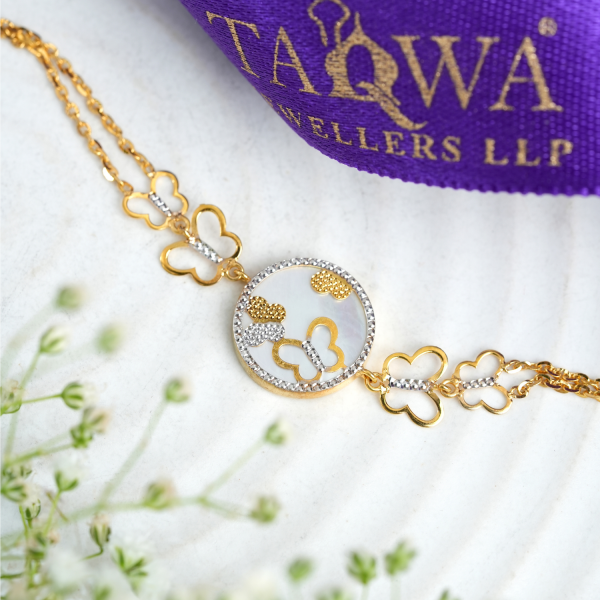Noor-e-Pari Gold Bracelet