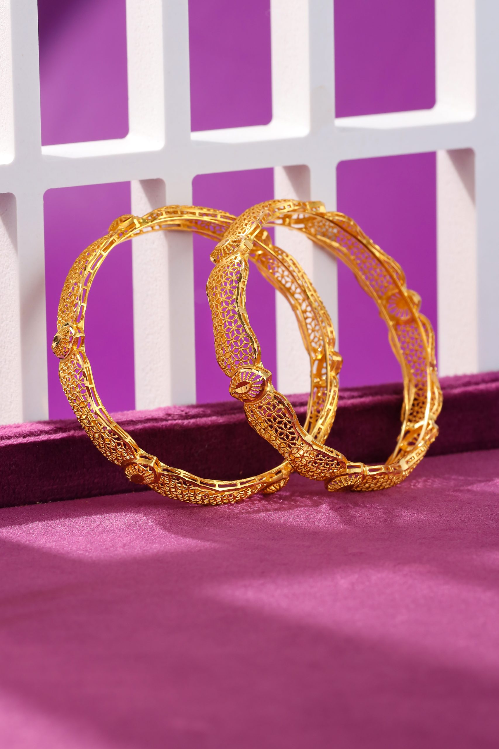 Turkish Gold Bangles - Hürrem | Smooth and Elegant