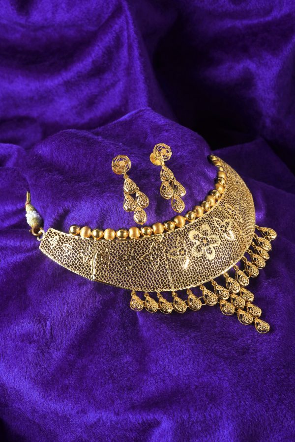 Gold Choker Necklace -Filigran Rüyası | Turkish Gold Choker Necklace