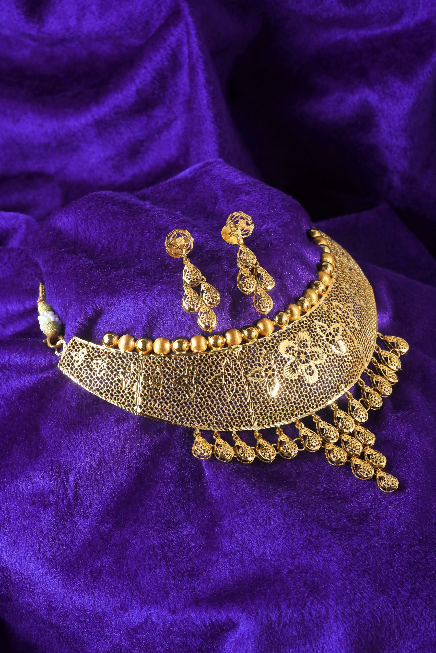 Gold Choker Necklace -Filigran Rüyası | Turkish Gold Choker Necklace