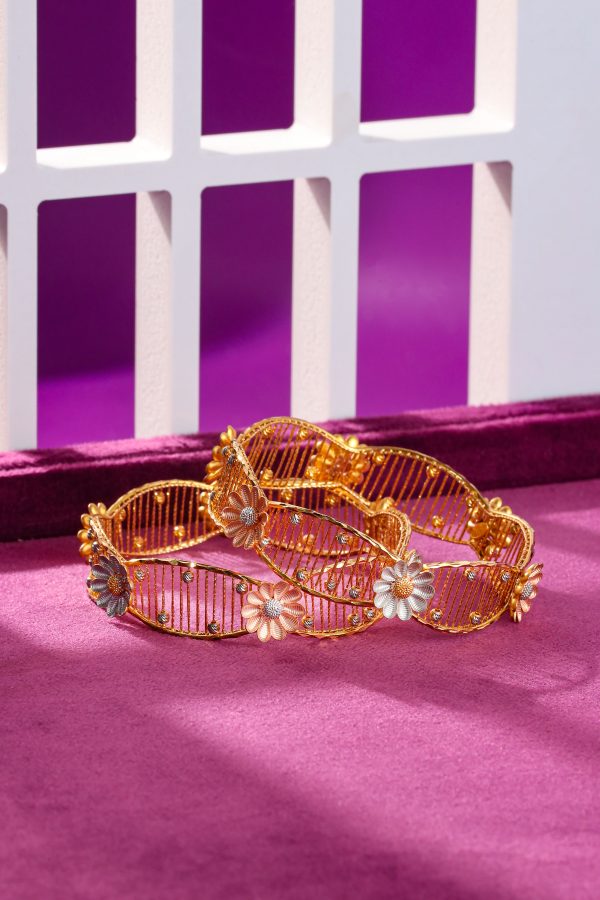 Melati Bloom Gold Bangles – A Symbol of Timeless Elegance