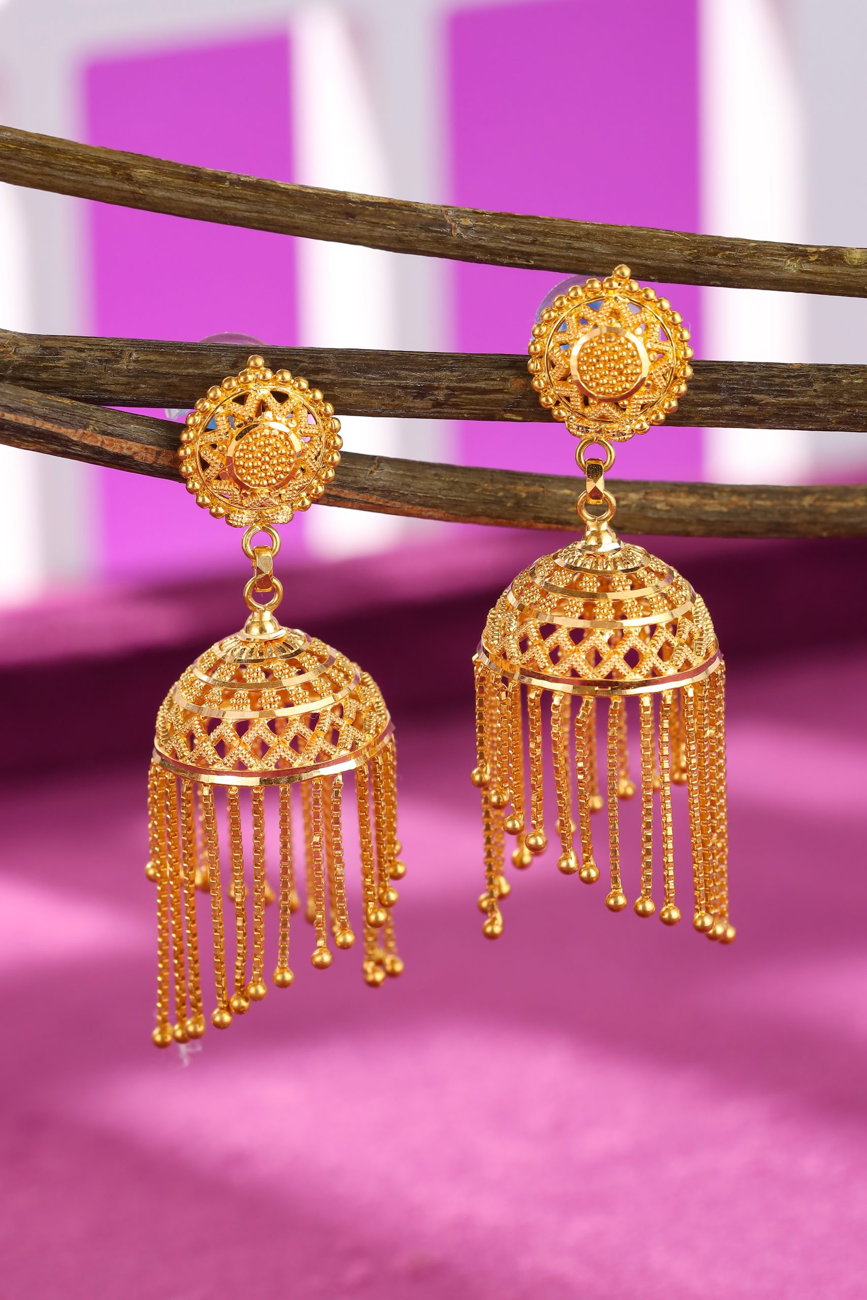 Rajlila Gold Tops – Rajkot Gold Tops Design with Floral and Heart Motifs