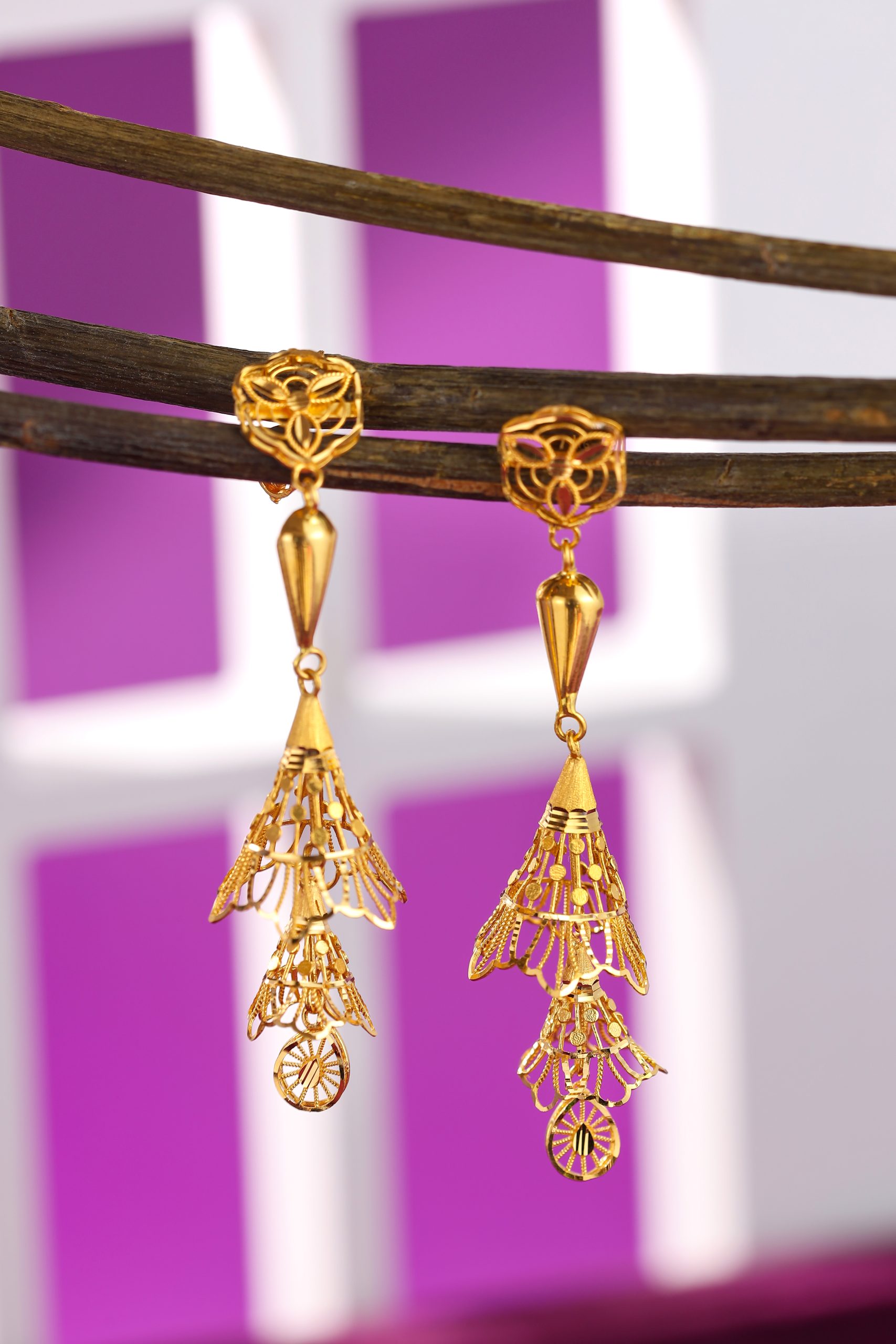 Royal Pearl Turkish Gold Earings