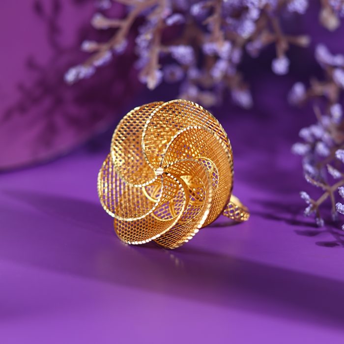 Huriya Gold Ring – Turkish Style Gold Ring for Timeless Elegance