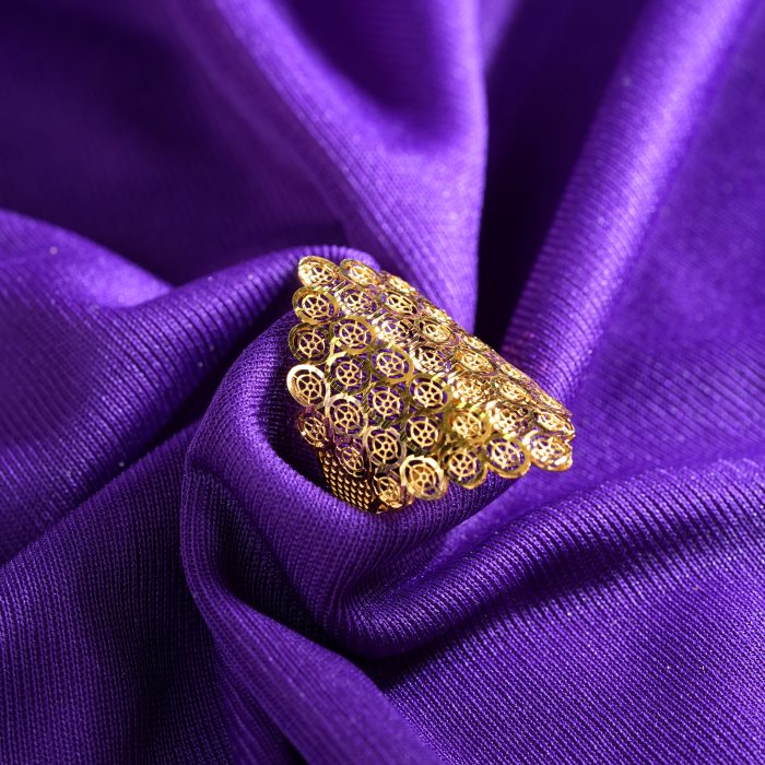 Lalezar Gold Ring – Turkish-Inspired Tulip Gold Ring