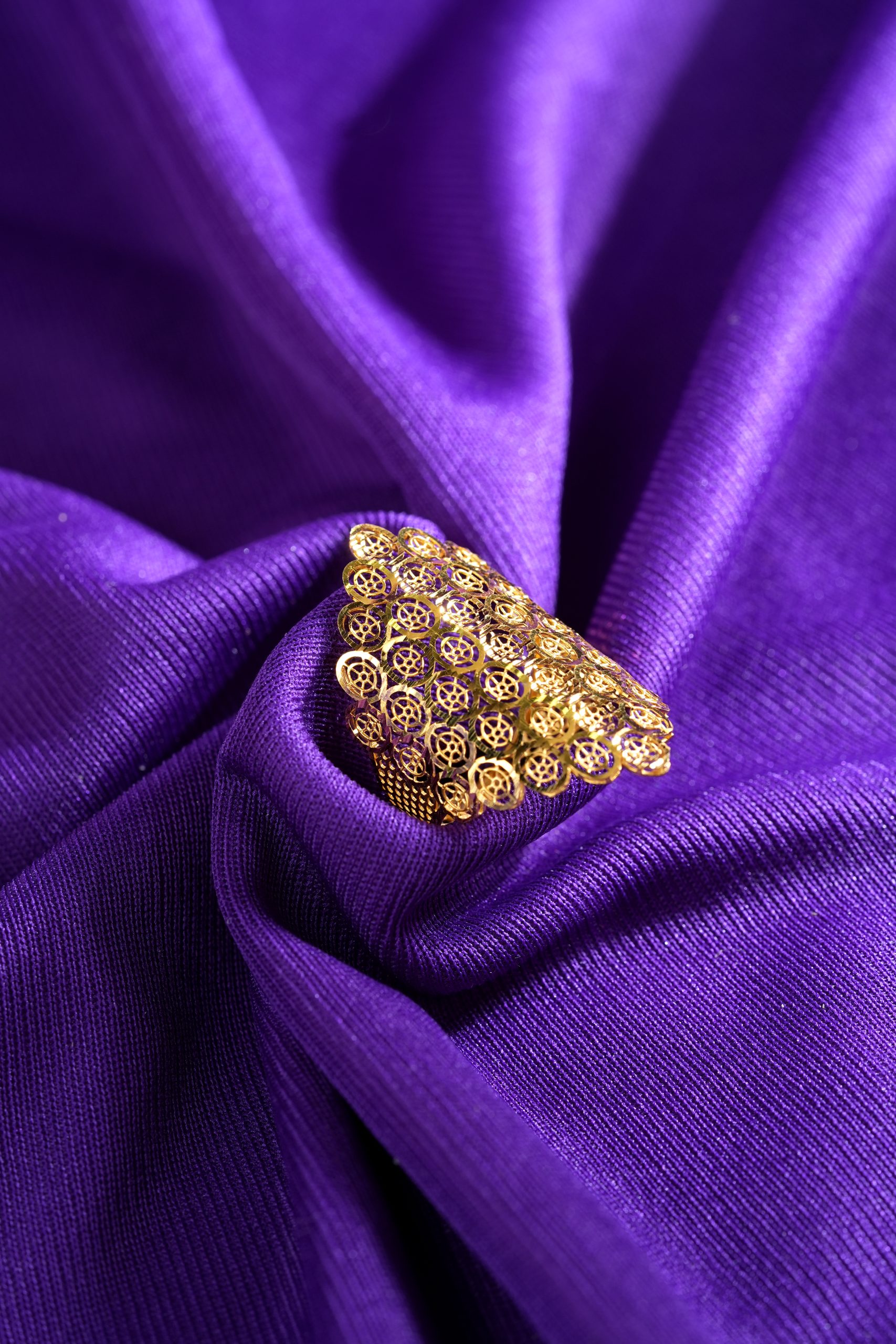 Lalezar Gold Ring – Turkish-Inspired Tulip Gold Ring