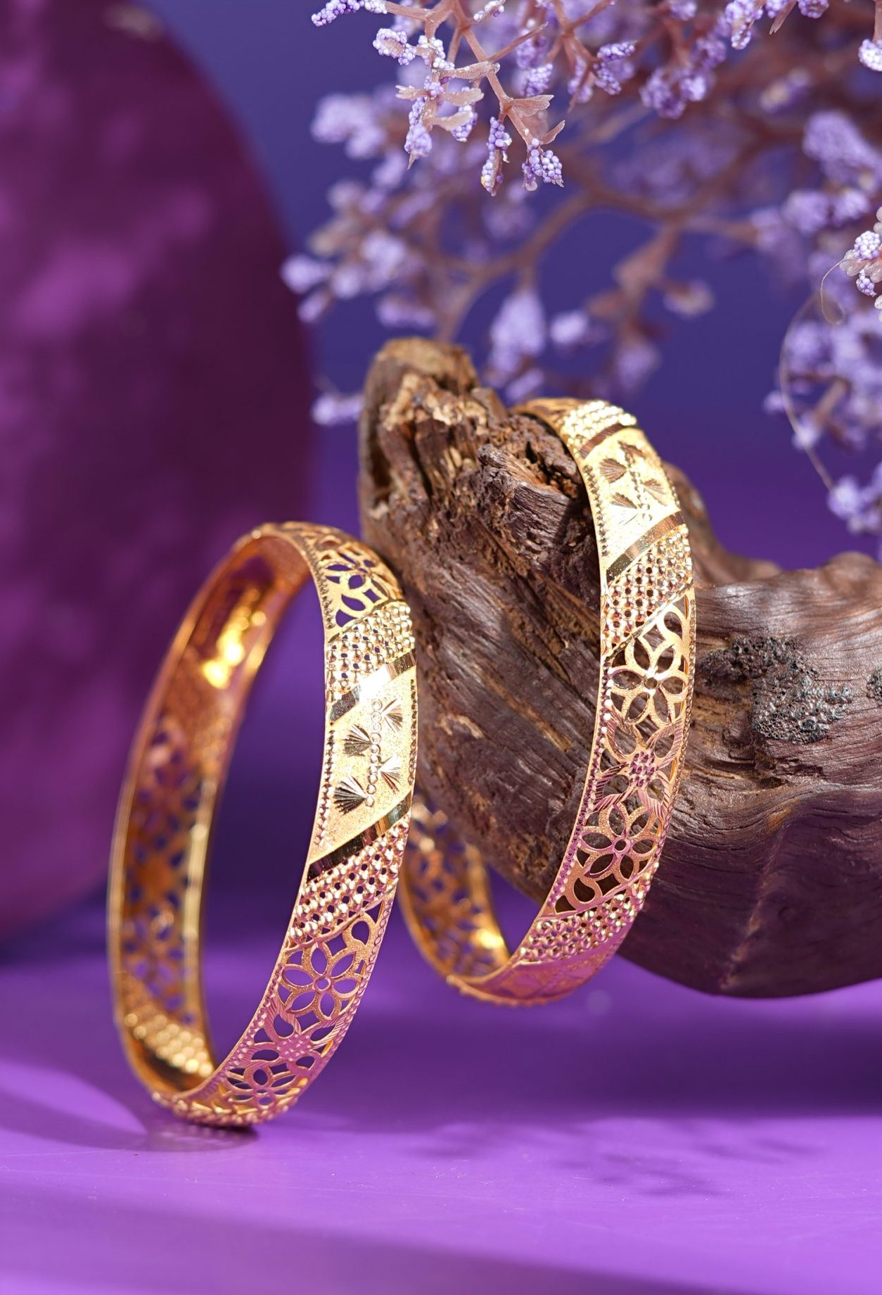 Elysian Gold Bangles – Precision-Designed Gold Bangles for Timeless Elegance