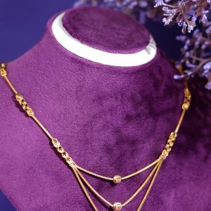 Nayra Dokiya Gold Chain – Elegant Traditional Chain for Timeless Grace