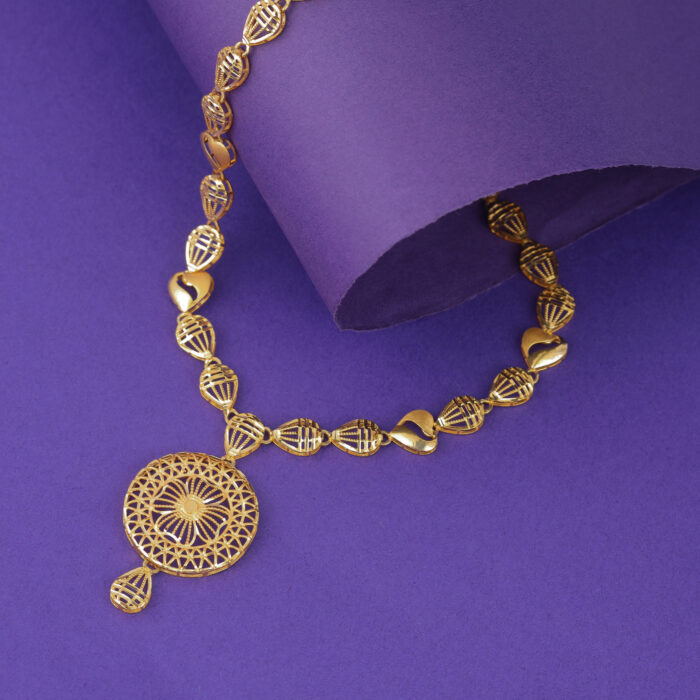 Aab-e-Haya Gold Necklace Set