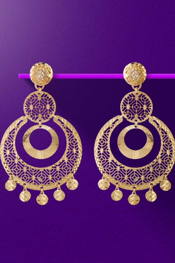 Noor Filigree Chand Earrings