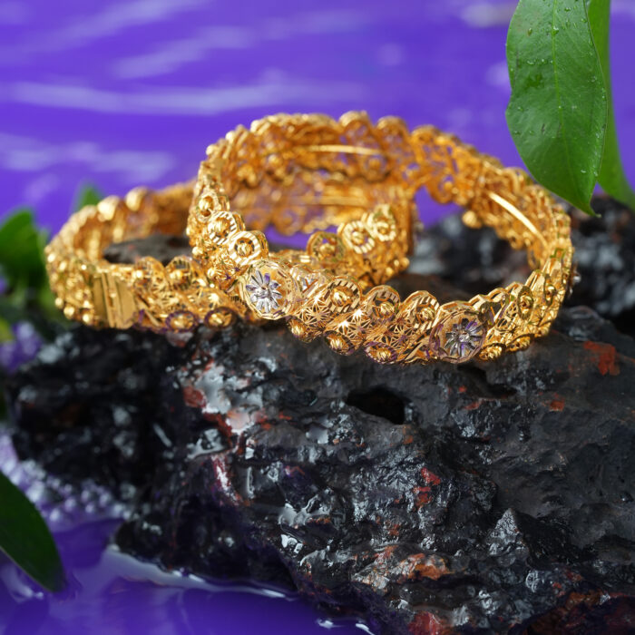Fajr Gold Spark Bangles