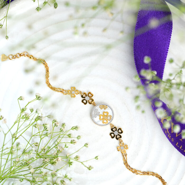 Gulzar Charm Gold Bracelet