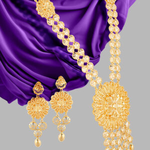 Naaz-e-Bahar Turkish Gold Necklace Set