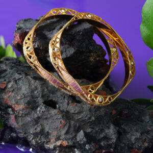 Noor-e-Zeenat Gold Bangles