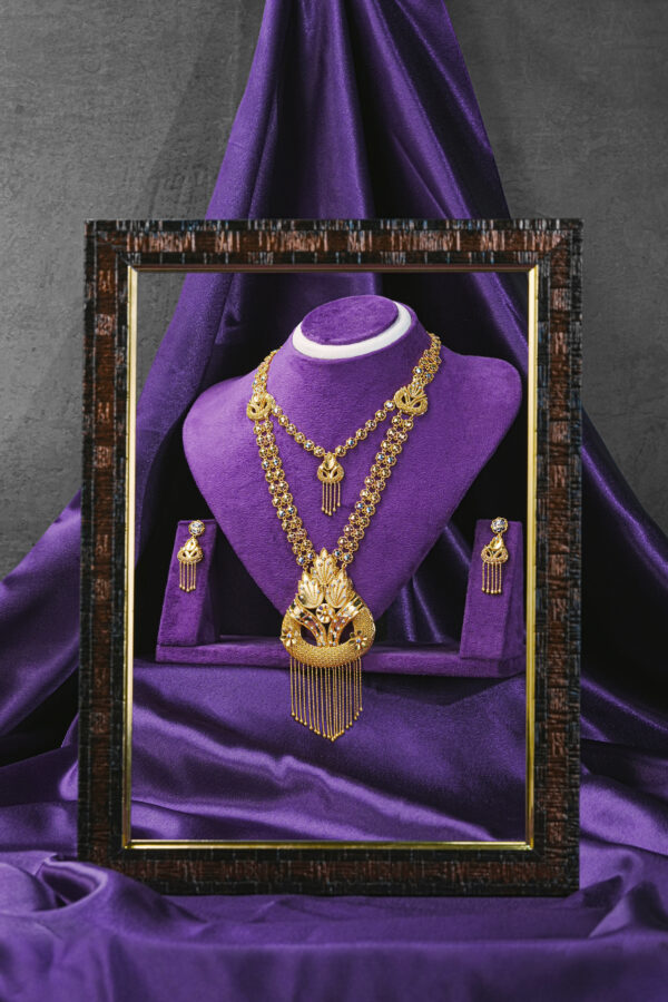 Noura Heritage Gold Necklace Set