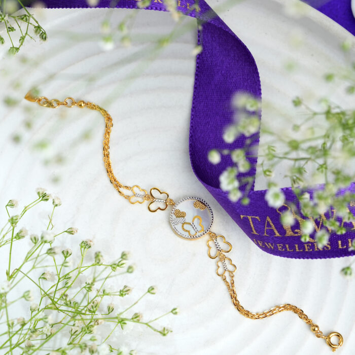 Noor-e-Pari Gold Bracelet