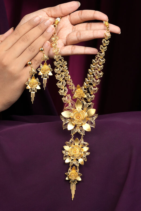 Sultan-e-Gul Necklace Set – The Turkish Bloom of Royalty