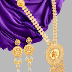 Zainab Turkish Raani Haar – Antique Bridal Gold Set