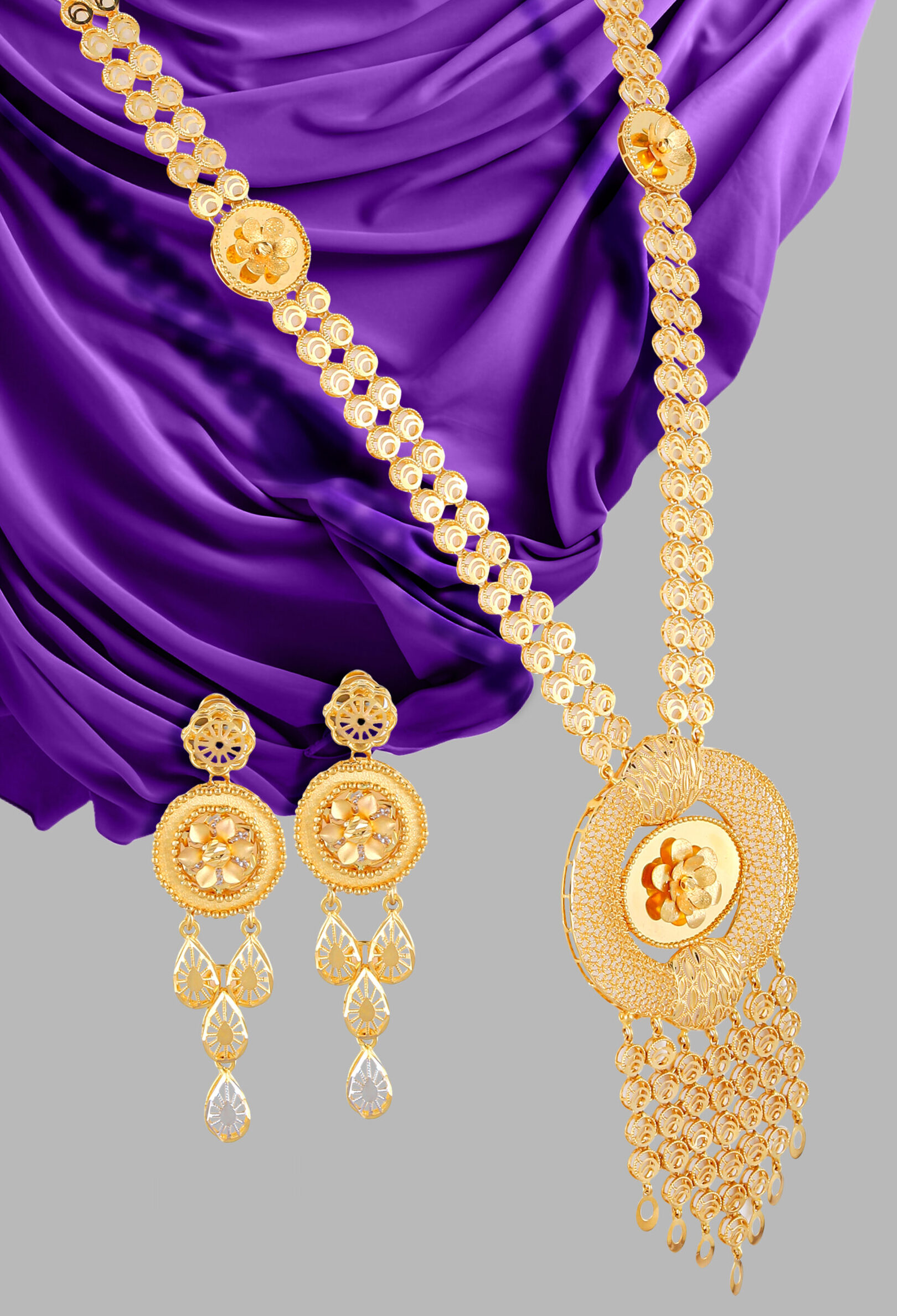 Zainab Turkish Raani Haar – Antique Bridal Gold Set