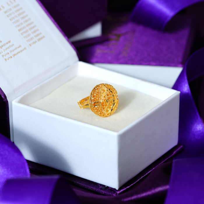 Zeenat Dome Ring – A Royal Statement in Every Detail
