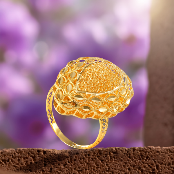 Leaflet Turkish Gold Ring