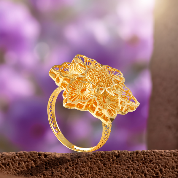 Iznik Turkish Gold Ring