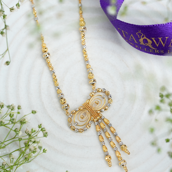 TwinRibbon Gold Chain