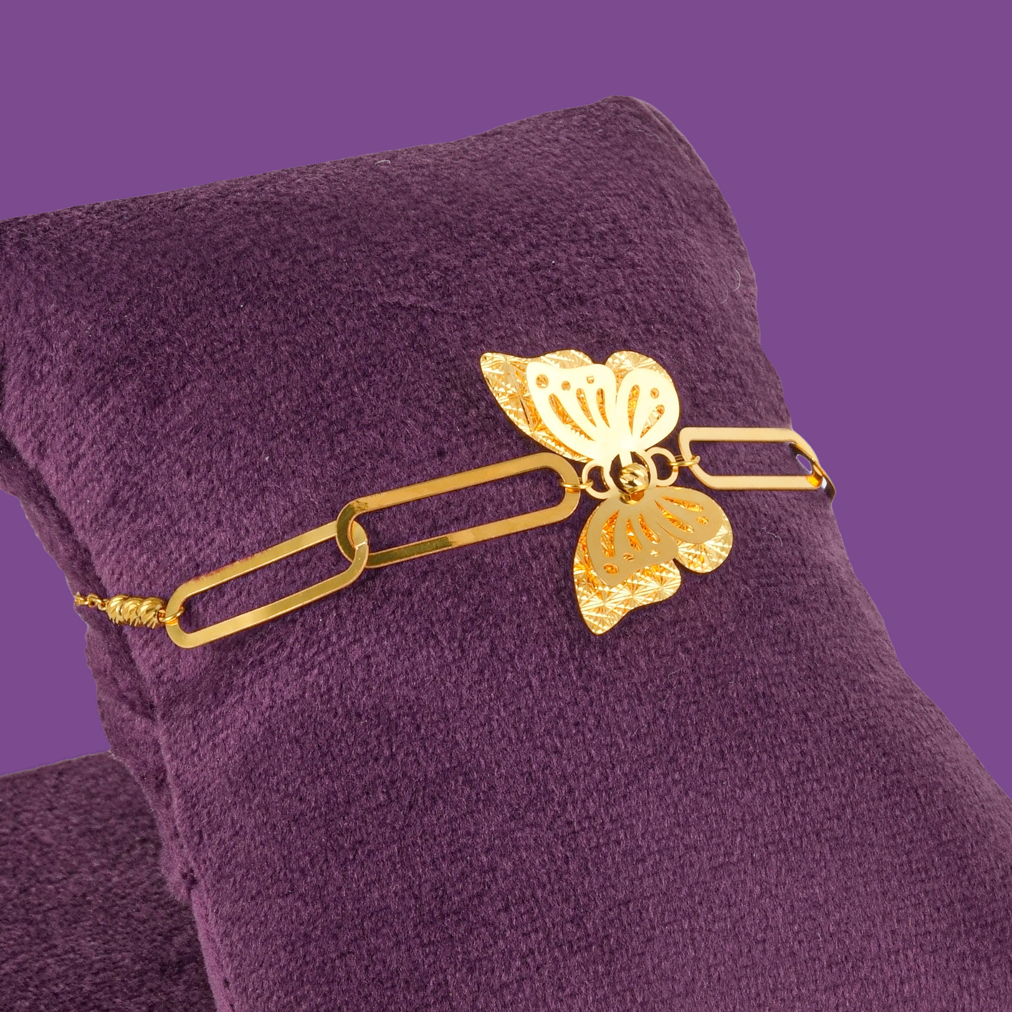 Flutter Gold Necklace Set - Image 3
