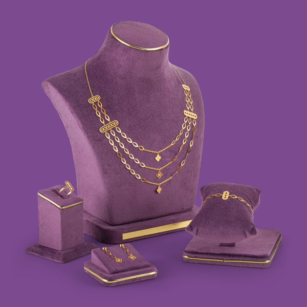 Gleam Gold Necklace Set