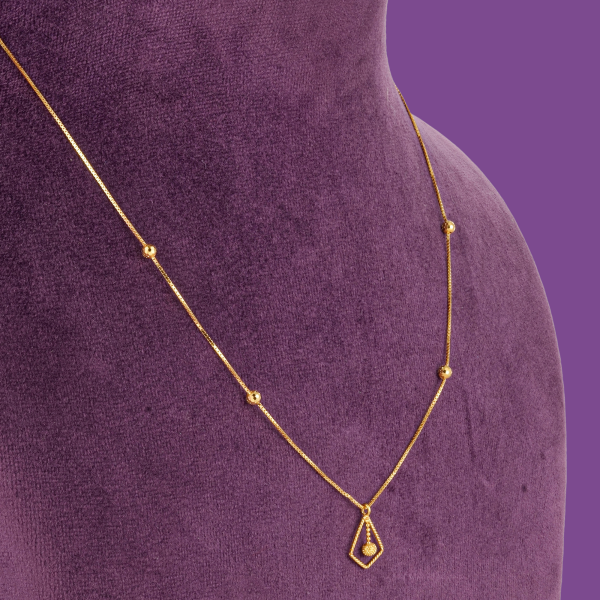 Rhombus Gold Chain