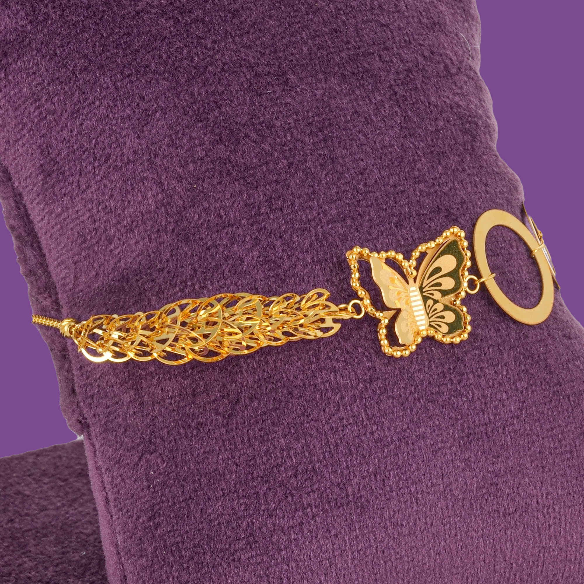 Winglet Gold Necklace Set - Image 5