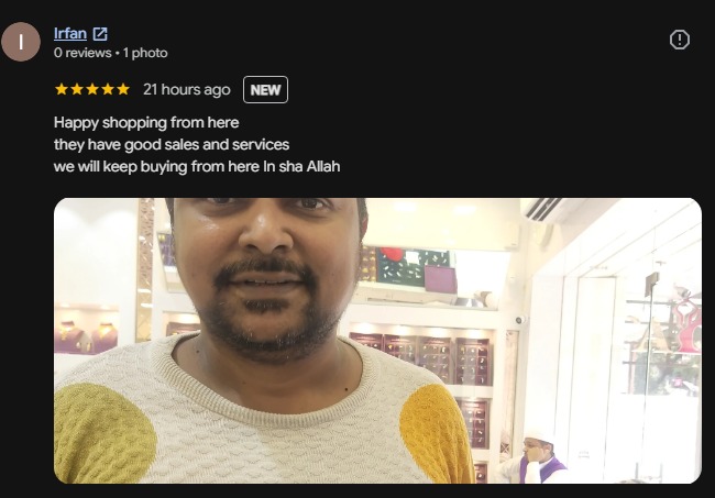 Taqwa Jewellers customer review 6